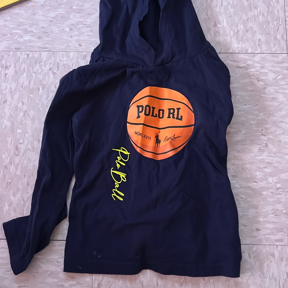 Toddler hooded long sleeve shirt size 3/3t
